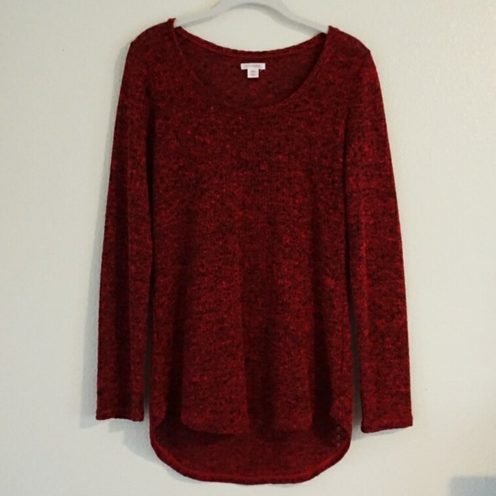 Xhilaration Maroon Red light sweater